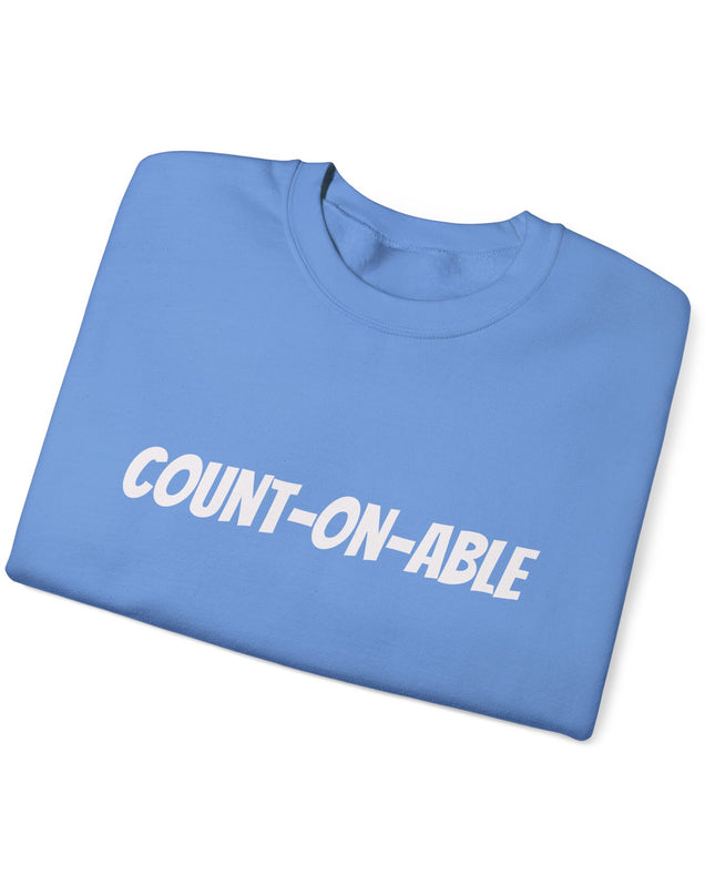 "Count-on-able" Unisex Adult Sweatshirt