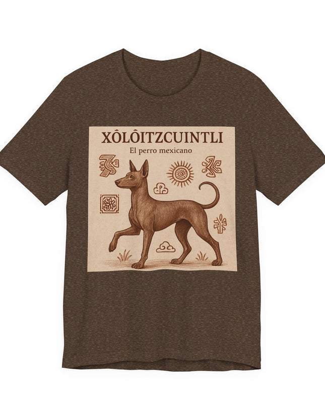 "Xoloitzcuintli - el perro mexicano" Unisex Jersey Short Sleeve Tee