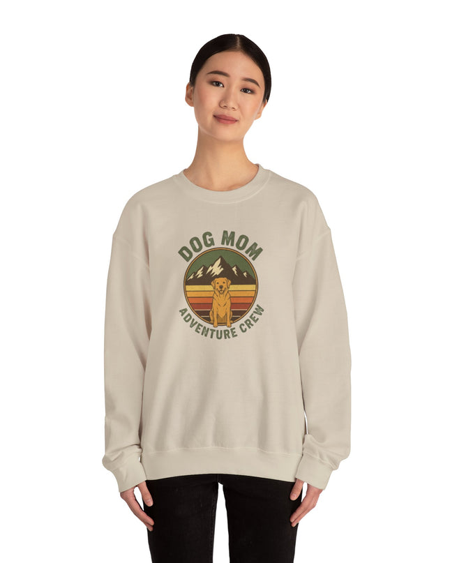 "Dog Mom Adventure Crew" Unisex Adult Sweatshirt