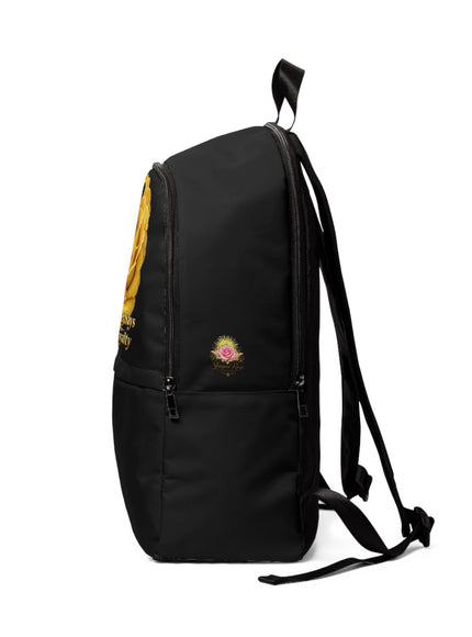 "My Father Says I am Royalty" Unisex Fabric Backpack