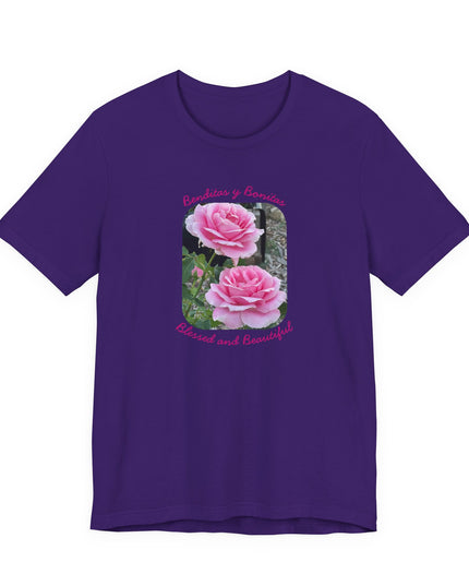 "Blessed and Beautiful" Unisex Jersey Short Sleeve Tee