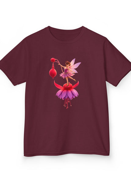 "Fuchsia Fairy" Kids Heavy Cotton Tee
