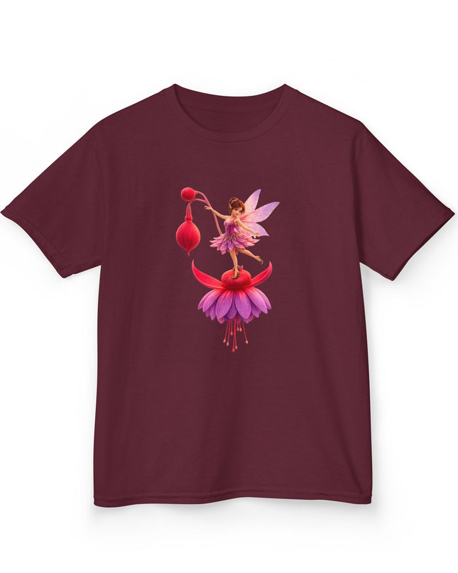 "Fuchsia Fairy" Kids Heavy Cotton Tee
