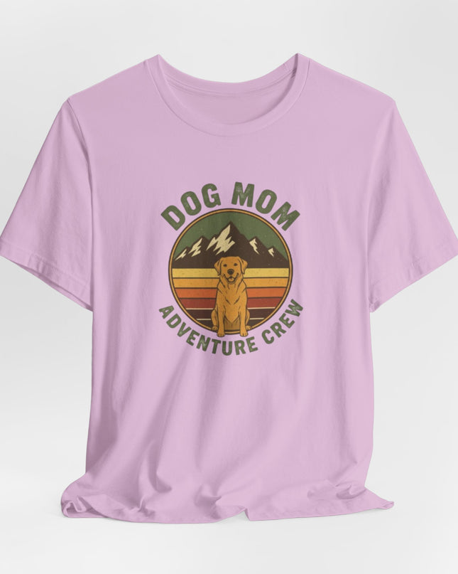 "Dog Mom Adventure Crew" Unisex Jersey Short Sleeve Tee