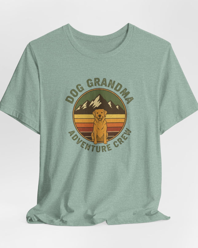 "Dog Grandma Adventure Crew" Unisex Jersey Short Sleeve Tee
