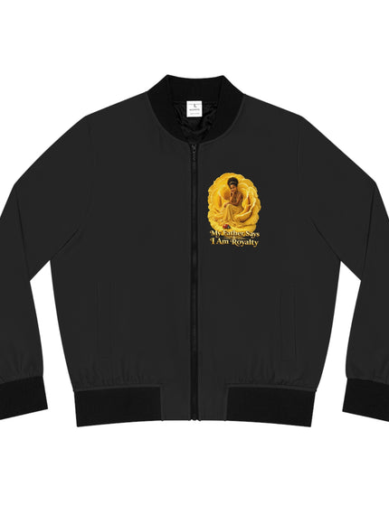 "My Father Says I'm Royalty" Women's Bomber Jacket (AOP)