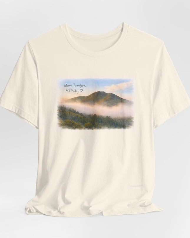 "Mount Tamalpais, Mill Valley, California" Unisex Jersey Short Sleeve Tee