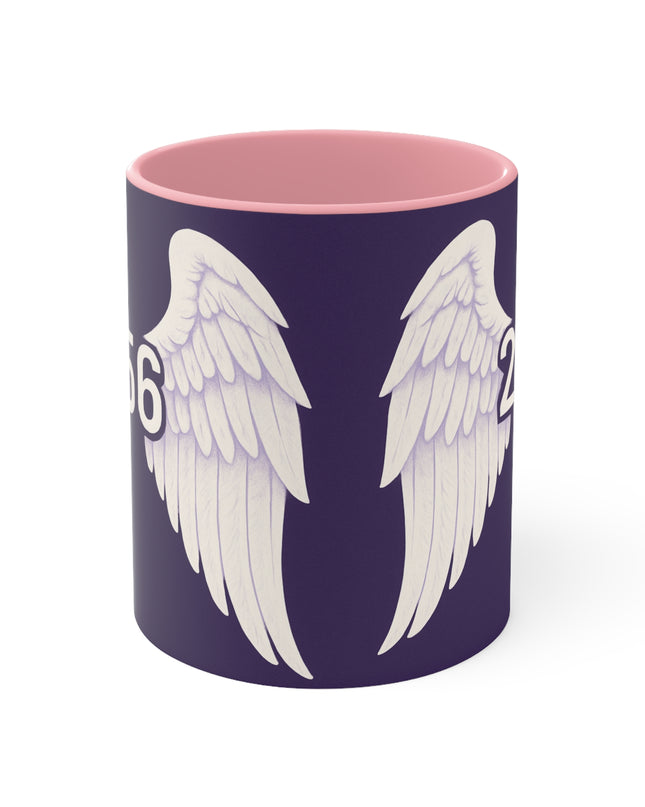 "Fluffy Angel Wing 256" Accent Mug
