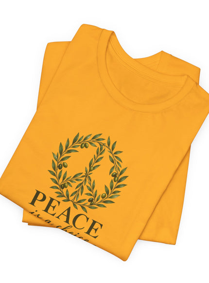 "Peace is a Choice" Unisex Jersey Short Sleeve Tee