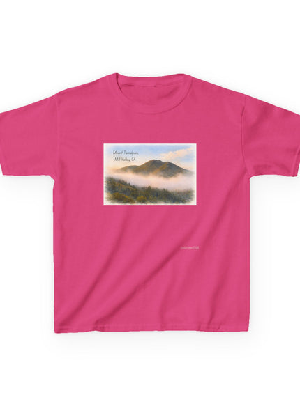 "Mount Tamalpais, Mill Valley, California Kids Heavy Cotton Tee