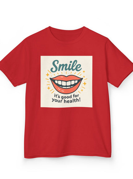"Smile" Kids Heavy Cotton Tee