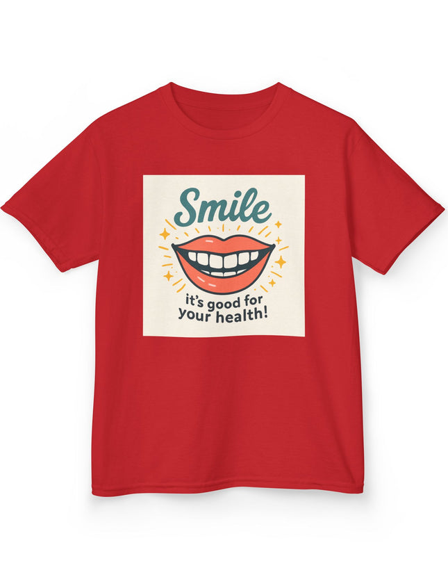 "Smile" Kids Heavy Cotton Tee