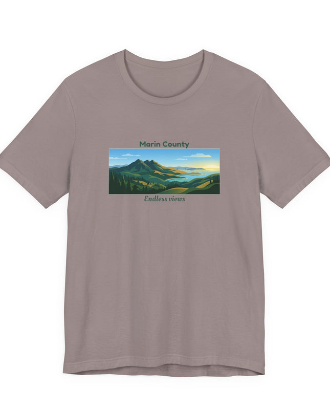 "Marin County - Endless Views" Unisex Jersey Short Sleeve Tee