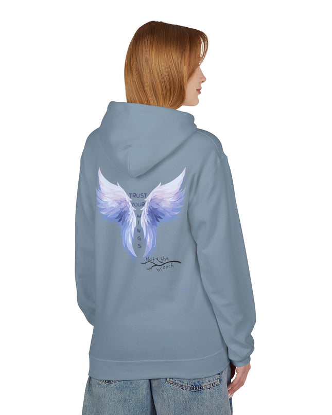 "Trust your Wings, Not the Branch" Unisex Midweight Softstyle Fleece Hoodie