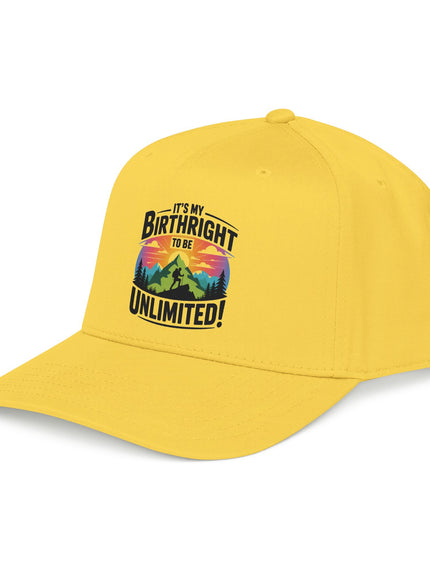"It's my Birthright to be Unlimited" Mid Profile Baseball Cap