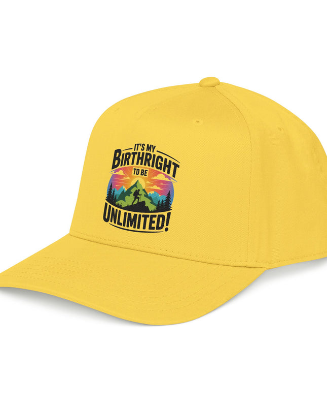 "It's my Birthright to be Unlimited" Mid Profile Baseball Cap