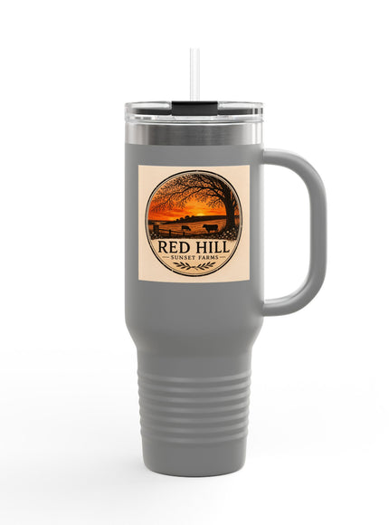 "Red Hill Sunset Farms" Insulated Travel Mug, 40oz