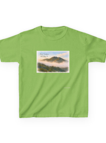 "Mount Tamalpais, Mill Valley, California Kids Heavy Cotton Tee