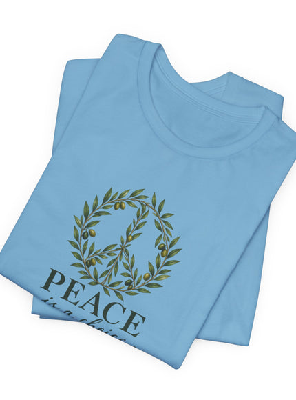 "Peace is a Choice" Unisex Jersey Short Sleeve Tee