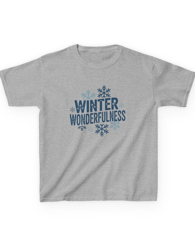 "Winter Wonderfulness" Kids Heavy Cotton Tee