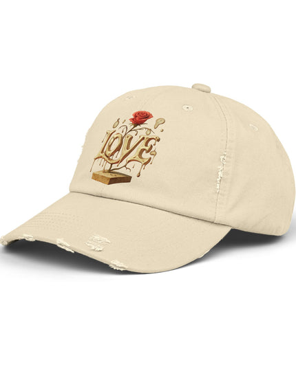 "Love (Salvador Dali)" Unisex Distressed Cap