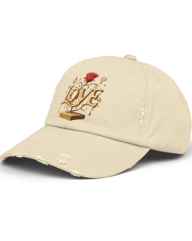 "Love (Salvador Dali)" Unisex Distressed Cap