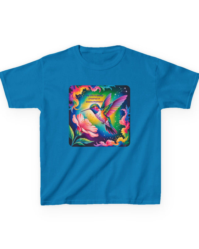 "My Life is Being Created in Every Moment" Kids Heavy Cotton Tee