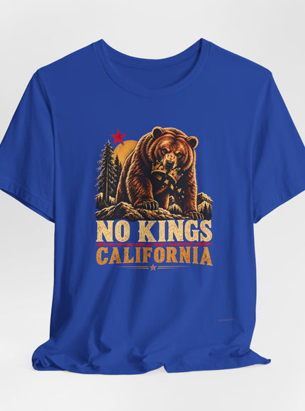 "No Kings California" Unisex Jersey Short Sleeve Tee