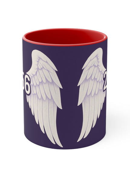 "Fluffy Angel Wing 256" Accent Mug