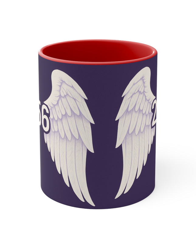 "Fluffy Angel Wing 256" Accent Mug