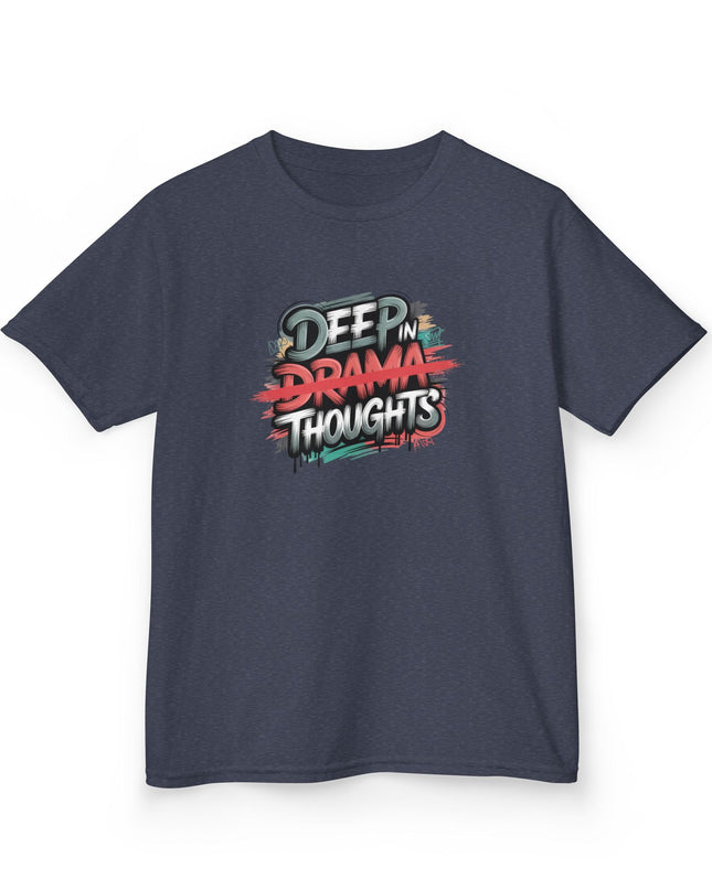 "Deep in Drama Thoughts" Kids Heavy Cotton Tee