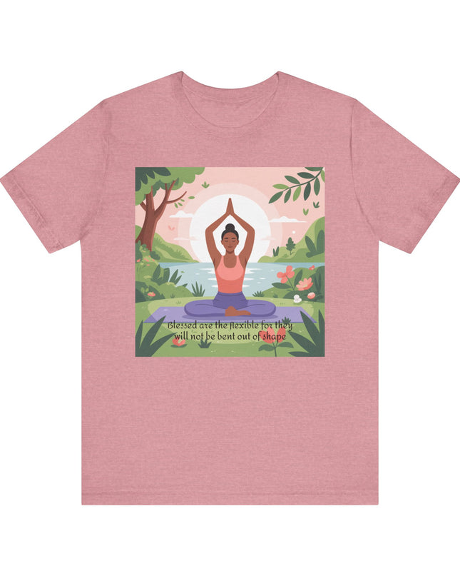 "Blessed are the Flexible" Unisex Short Sleeve Tee
