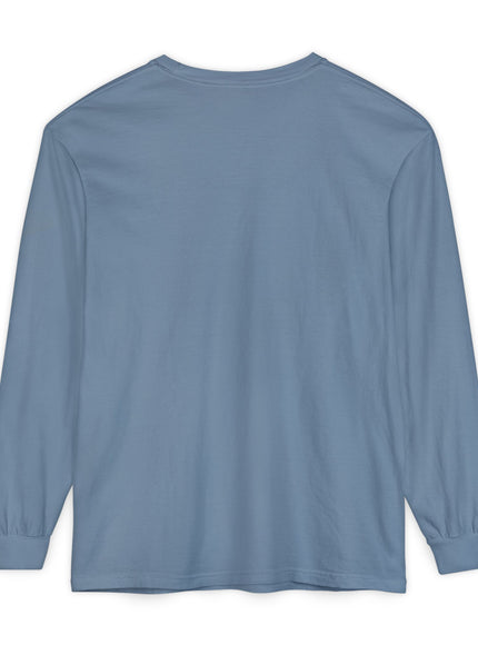 "Tides and Tall Trees" Unisex Garment-dyed Long Sleeve T-Shirt