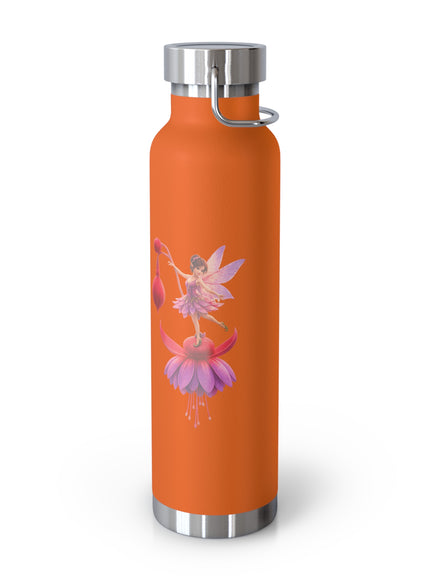 "Fuchsia Fairy" Copper Vacuum Insulated Bottle, 22oz