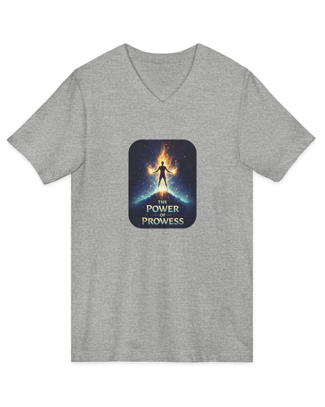 "The Power of Prowess" Unisex Jersey Short Sleeve V-Neck Tee
