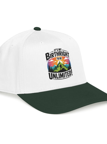 "It's my Birthright to be Unlimited" Mid Profile Baseball Cap