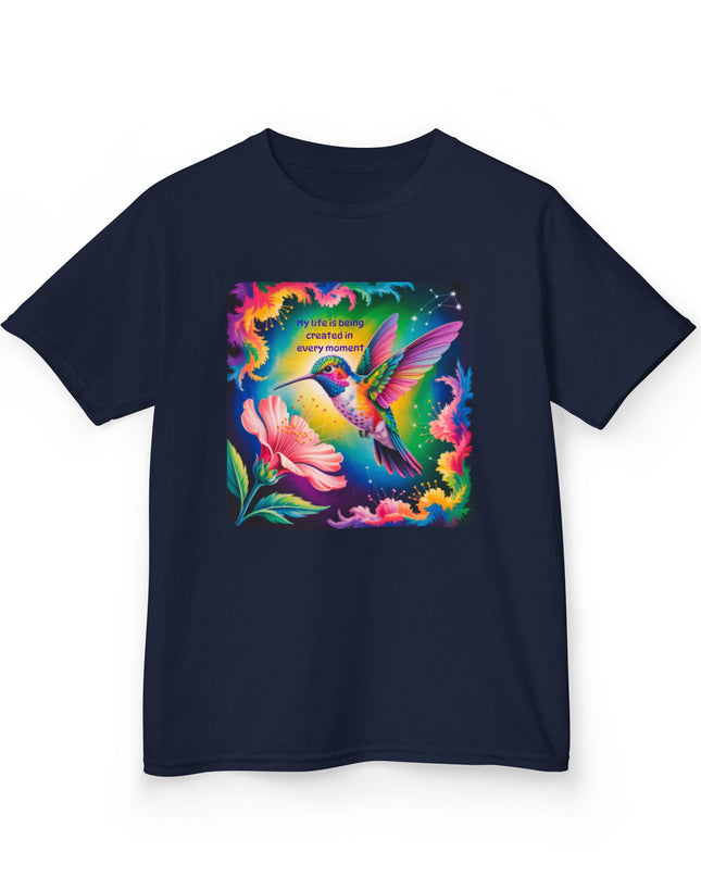 "My Life is Being Created in Every Moment" Kids Heavy Cotton Tee