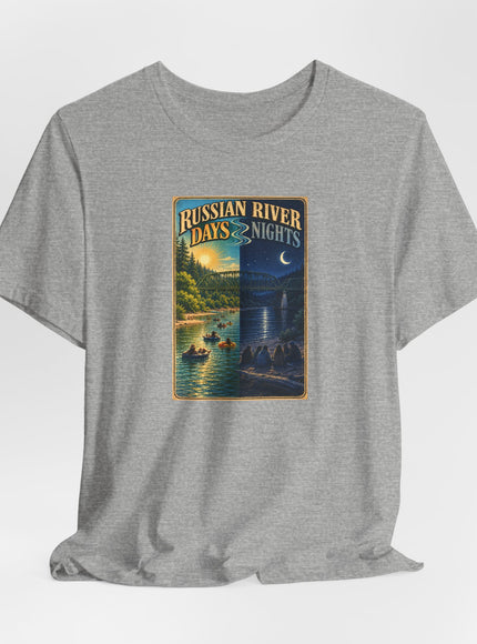 "Russian River Days, Russian River Nights" Unisex Jersey Short Sleeve Tee