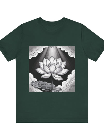 "Choosing Equanimity, EFS (Energy for Success)" Unisex Jersey Short Sleeve Tee