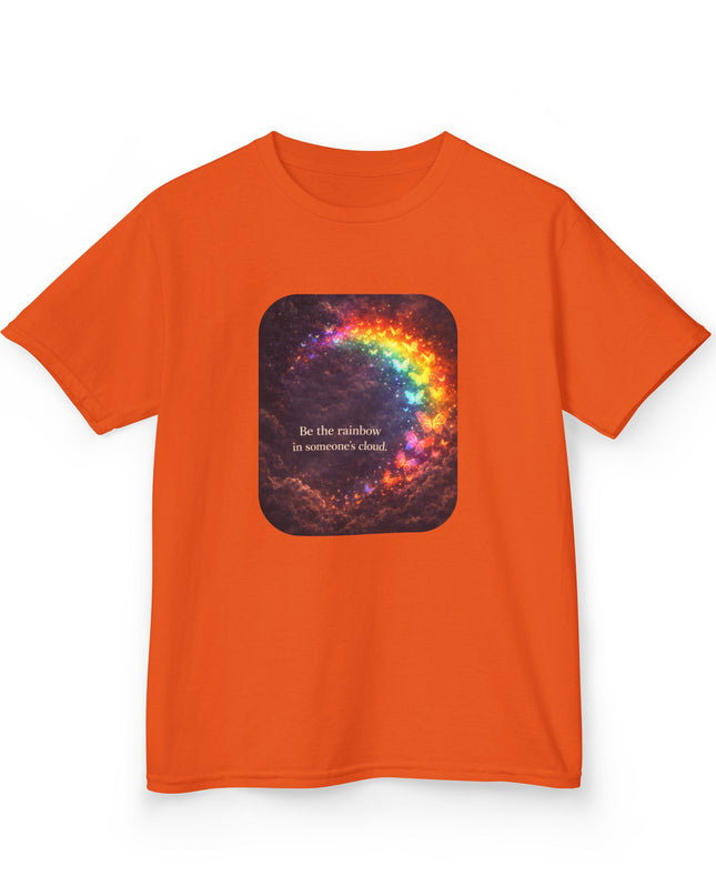 "Be the Rainbow in Someone's Cloud" Kids Heavy Cotton Tee