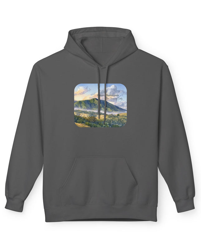 "Mount Tamalpais, the Sleeping Lady" Unisex Midweight Softstyle Fleece Hoodie