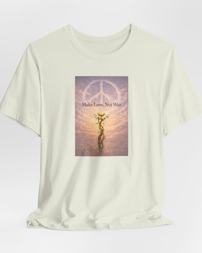 "Make Love Not War" Unisex Jersey Short Sleeve Tee