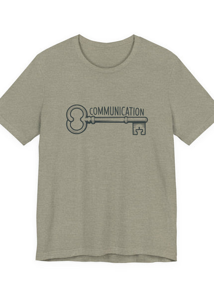 "Communication is Key" Unisex Jersey Short Sleeve Tee