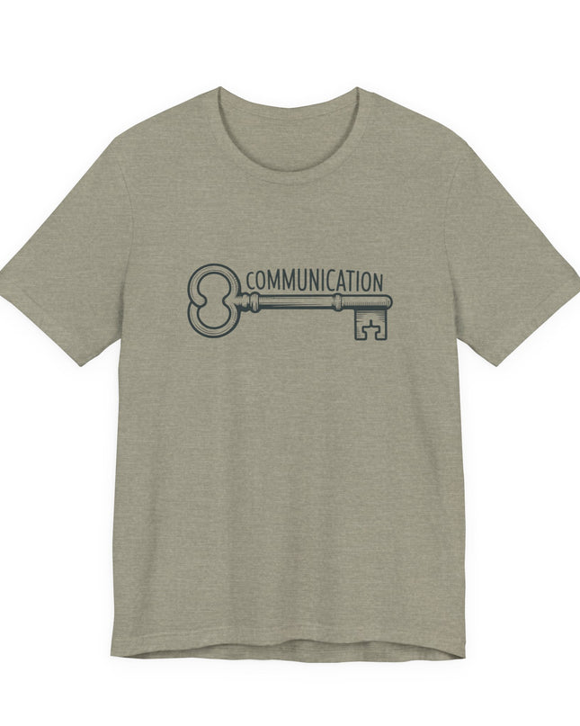 "Communication is Key" Unisex Jersey Short Sleeve Tee