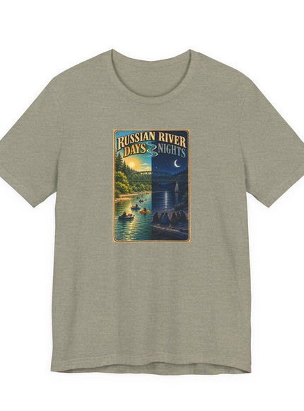 "Russian River Days, Russian River Nights" Unisex Jersey Short Sleeve Tee