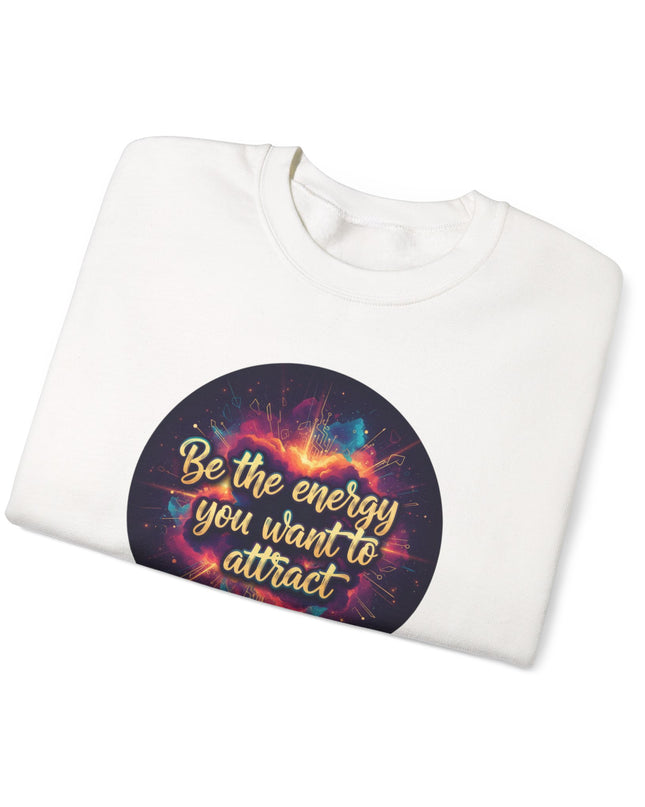 "Be the Energy You Want to Attract" Unisex Adult Sweatshirt