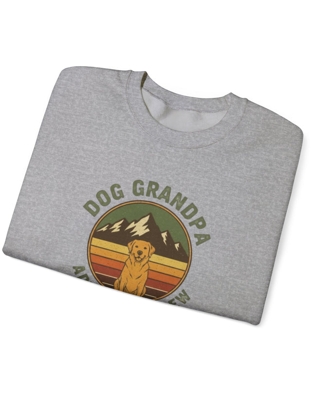 "Dog Grandpa Adventure Crew" Unisex Adult Sweatshirt