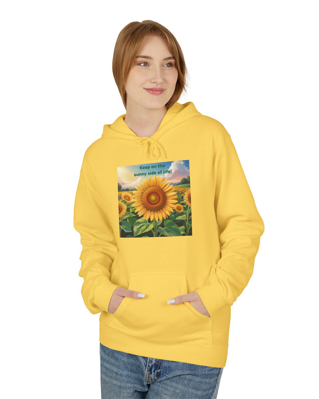 "Keep on the Sunny Side of Life" Unisex Midweight Softstyle Fleece Hoodie