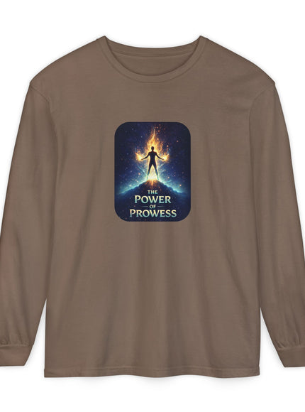 "The Power of Prowess" Unisex Garment-dyed Long Sleeve T-Shirt