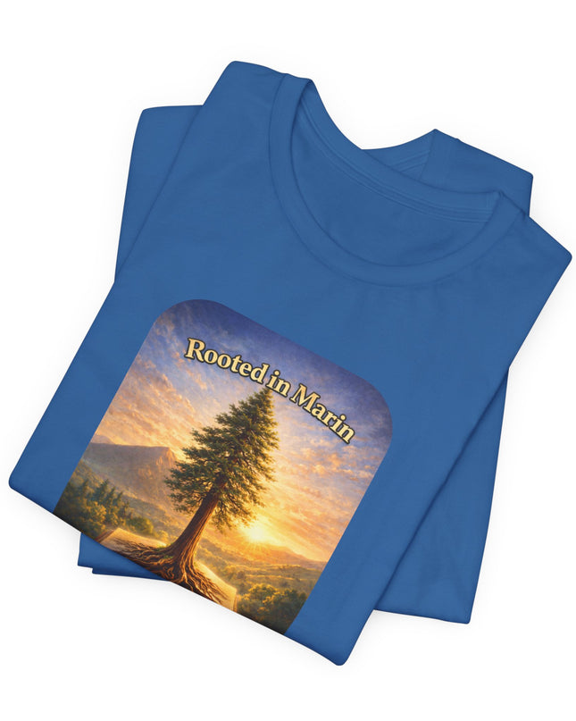 "Rooted in Marin, College of Marin" Unisex Jersey Short Sleeve Tee